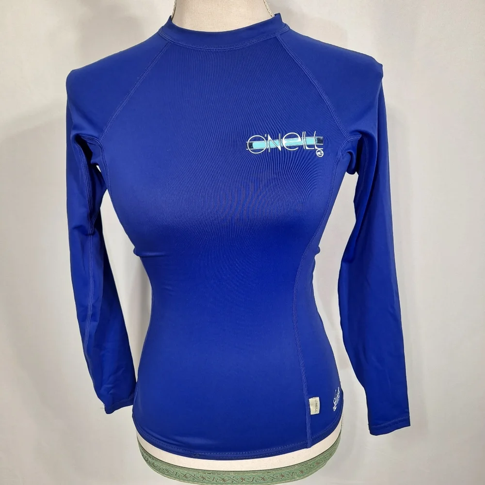 O'Neill Cobalt Blue Long Sleeve Rash Guard Shirt